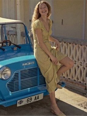 Doen Sofia Dress in Moonflower Floral Size L